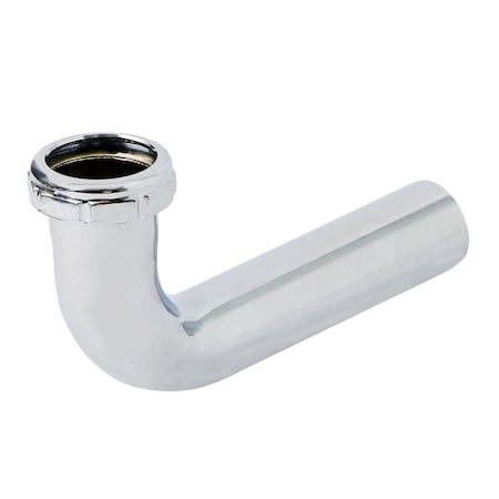 Slip Elbow For Tubular Drain Applications, 17GA Chrome Plated Brass 1-1/4x12